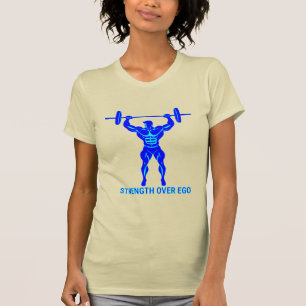 Kracht Boven Ego - Bodybuilding en Powerlifting T-shirt