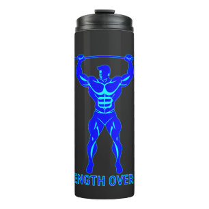Kracht Boven Ego - Bodybuilding en Powerlifting Thermosbeker