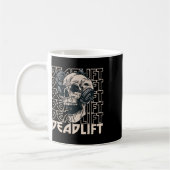 Kracht Dadlift Skull Bodybuilding Koffiemok (Links)