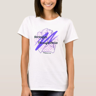 Kracht door Christus | Christelijke atleten | Wom T-shirt