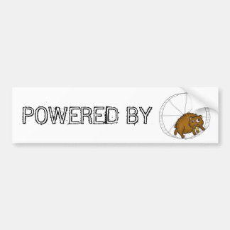 KRACHT DOOR HAMSTER BUMPERSTICKER
