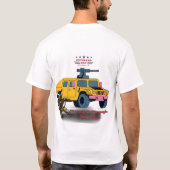 Kracht door opoffering wit t-shirt (Achterkant)