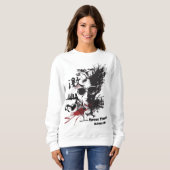 Kracht door tegenspoed Motivatie pullover (Voorkant volledig)