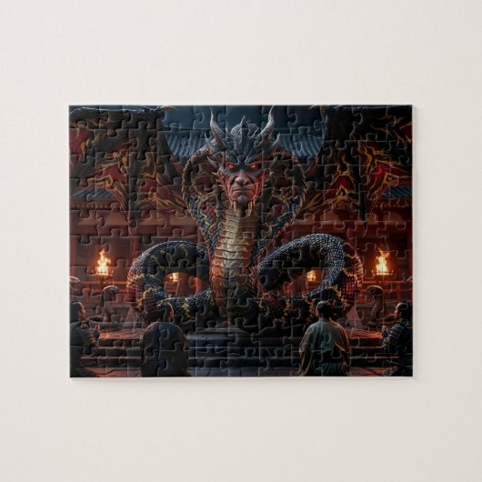 Kracht Draak Legpuzzel (Horizontaal)