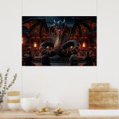 Kracht Draak Poster (Keuken)