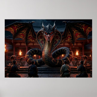 Kracht Draak Poster