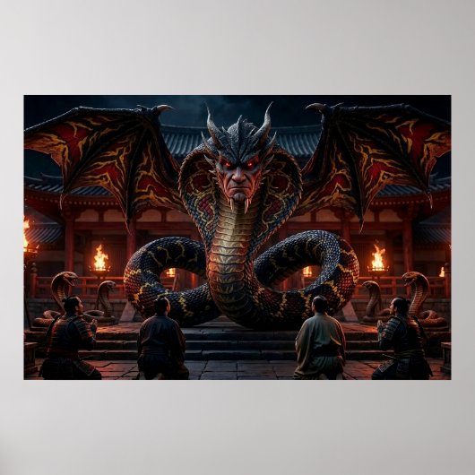 Kracht Draak Poster (Voorkant)