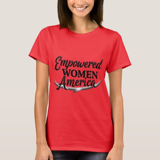 Kracht & Eenheid: Vrouwen Empowerment T-Shirt (Voorkant)