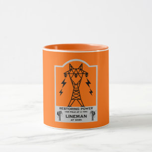 Kracht elektricien geschenk mok