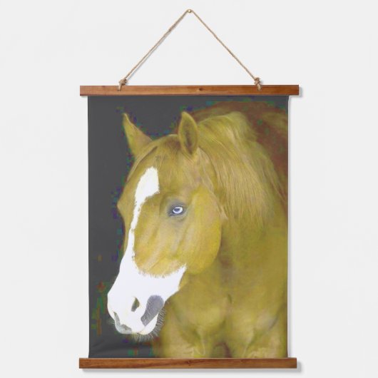 kracht en gratie hangend wandkleed (Voorkant)