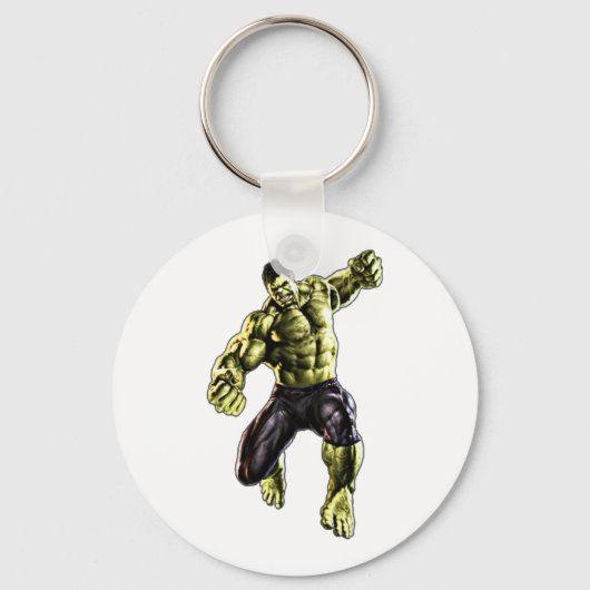 Kracht en kracht Button Sleutelhanger (Voorkant)