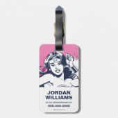 Kracht en kracht voor Wonder Bagagelabel (Achterkant verticaal)