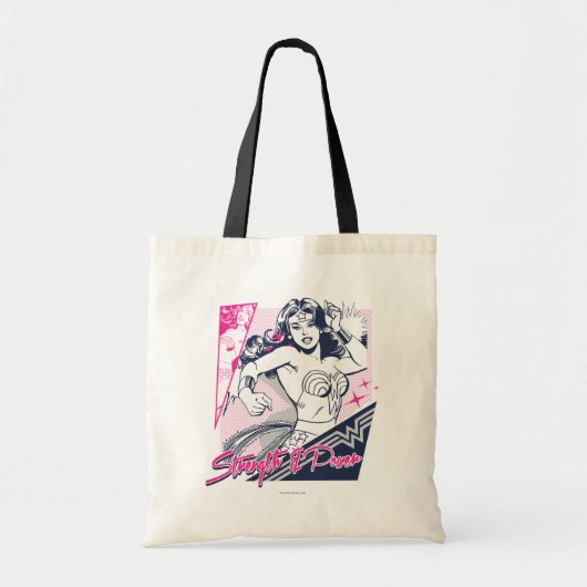 Kracht en kracht voor Wonder Woman Tote Bag (Voorkant)