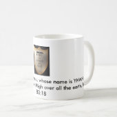 kracht en mijn schild koffiemok (Voorkant rechts)