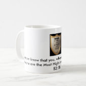 kracht en mijn schild koffiemok (Voorkant links)