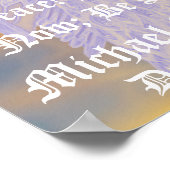 Kracht en vrede Michael Archangel-Customize Poster (Hoek)