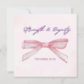 Kracht en Waardigheid Kaart / Coquette Briefkaart (Voorkant)