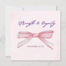 Kracht en Waardigheid Kaart / Coquette Briefkaart