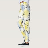 Kracht Geloof Naadloos Patroon Leggings (Links)