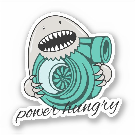 Kracht Hongaars Ver. 2 Eigen vinylSticker Sticker (Voorkant)