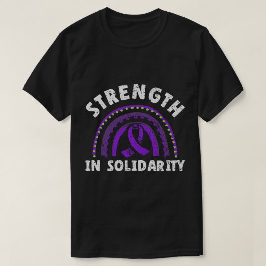 Kracht Huiselijk Geweld Bewustzijn T-shirt (Design voorkant)