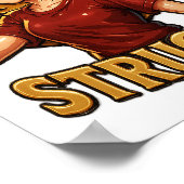 Kracht in de strijd Anime Glossy Art Poster (Hoek)