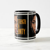 Kracht in Eenheid - Afrikaanse kunst mondig maken Mok (Voorkant rechts)