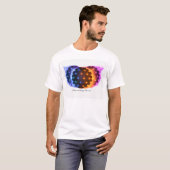 Kracht in Elk Element | Energiebol van Vuur & Ijs T-shirt (Voorkant volledig)