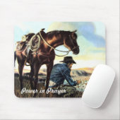 Kracht in gebed muismat (Met muis)