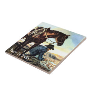 Kracht in gebed tegeltje