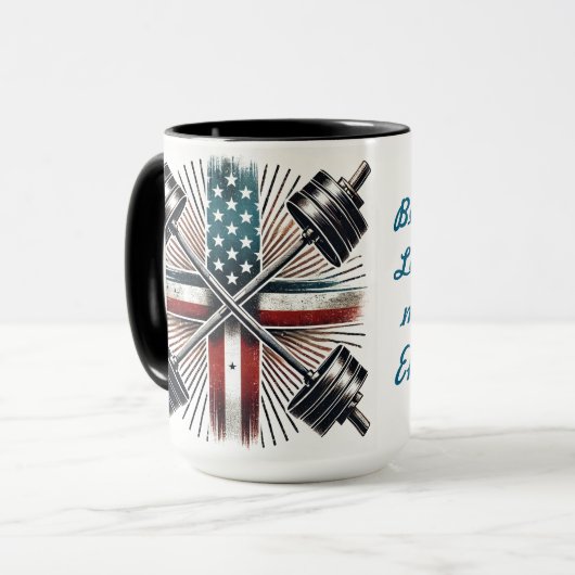 Kracht in kracht en geloof: Efeziërs 6:10 Mok (Voorkant links)