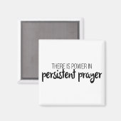 Kracht in persistente bijbelbeelden Jezus Magneet (Voorkant / Achterkant)