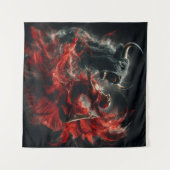 Kracht in Scarlett Wandkleed (Voorkant (horizontaal))