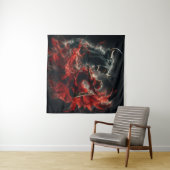 Kracht in Scarlett Wandkleed (In Situ (horizontaal))