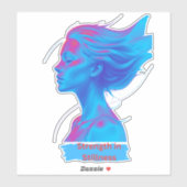 Kracht in stilte sticker (Vel)