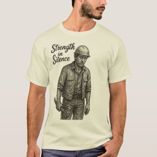 Kracht in Stilte T-shirt (Voorkant)
