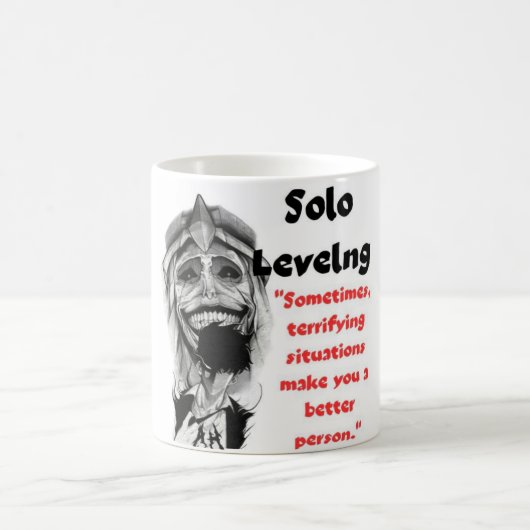 Kracht in transformatie door angstaanjagende bepro koffiemok (Center)