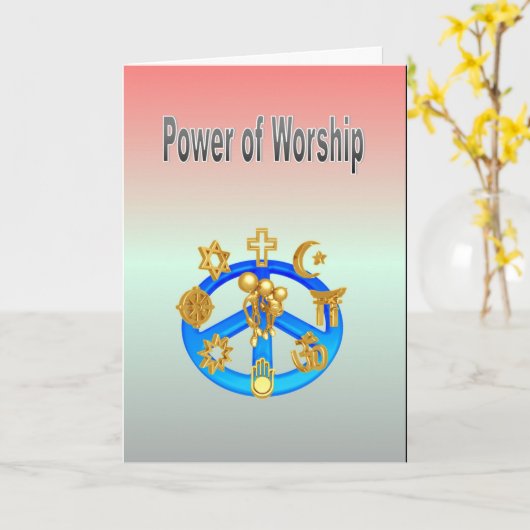 Kracht Kaart (Gele Bloem)