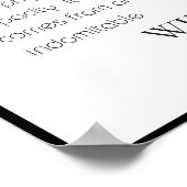 Kracht komt niet voort uit fysieke capaciteit poster (Hoek)