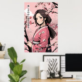 Kracht ligt in schoonheid poster (Thuiskantoor)