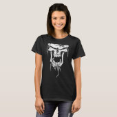 Kracht met baard t-shirt (Voorkant volledig)