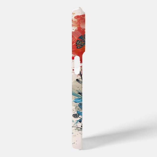 Kracht met bloemen Case-Mate iPhone case (Achterkant / Rechts)