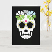 Kracht met bloemen kaart (Gele Bloem)
