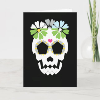 Kracht met bloemen kaart
