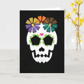 Kracht met bloemen kaart (Gele Bloem)