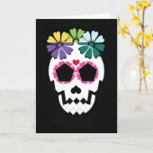 Kracht met bloemen kaart (Gele Bloem)