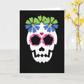 Kracht met bloemen kaart (Gele Bloem)