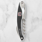 Kracht met bloemen kurkentrekker (Achterkant)