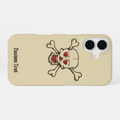Kracht met hart iPhone 16 hoesje (Achterkant horizontaal)