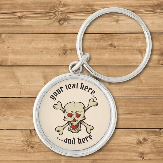 Kracht met hart sleutelhanger